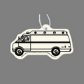 Paper Air Freshener Tag W/ Tab - Ambulance